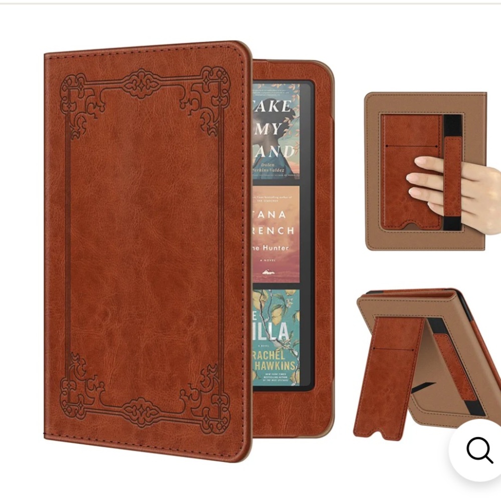Fintie Elegant BrownVegan Leather Kindle e-reader case